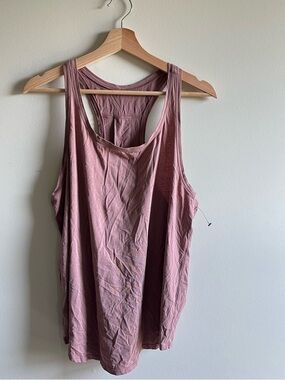 Lululemon Womens Love Tank Pleated Racerback Top Spiced Chai Large